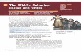 2 The Middle Colonies: Farms and Cities diversity artisan ...mrthompson.org/tb/4-2.pdf · 98 CHAPTER 4 2 The Middle Colonies: Farms and Cities TERMS & NAMES cash crop gristmill diversity