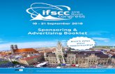 Sponsoring & Advertising Booklet · The 4-day congress programme will dig into the latest research ... the marketing opportunities in this Sponsoring Booklet ... age left y 1 age