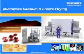 Microwave Freeze Drying - pueschner.com€¦ · Content of Presentation ... into Microwave Freeze Drying Technology ... appropriate Micro-wave Concept which can be up-scaled later