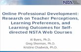Online Professional Development: Research on Teacher ... · Online Professional Development: Research on Teacher Perceptions, Learning Preferences, and Learning Outcomes for Self-