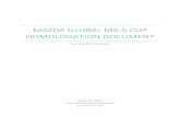 Mazda Global MX-5 cup Homologation document€¦ · mazda global mx-5 cup homologation document version 2017.04.12.00 april 12, 2017 long road racing, corporation statesville, nc,