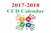 CCD Calendar - St. Bernard Catholic Church · CCD 2017-2018 CALENDAR ... Questionnaire = 10/1st = This will be given and completed in class. November 2017 SUN MON TUE WED THU FRI