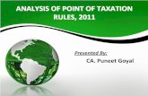 ANALYSIS OF POINT OF TAXATION RULES, 2011voiceofca.in/siteadmin/document/26_05_12_AnalysisofPointofTaxation… · Determination of point of taxation in case of continuous supply of