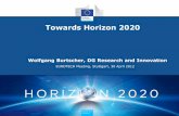 Towards Horizon 2020 - EARTO€¦ · for research to bridge gap towards Horizon 2020 Mid 2013: Adoption of legislative acts by Parliament and ... Slide 1 Author: turneem Created Date: