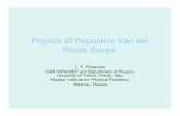 physics Of Repulsive Van Der Waals Forces.cnls.lanl.gov/casimir/PresentationsSF/Repulsive_force09.pdf · Physics of Repulsive Van der Waals forces. ... Equation for the stress tensor