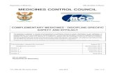 MEDICINES CONTROL COUNCIL - mccza.com · Registration of Medicines CMs DS Safety & Efficacy 7.01_CMs_SE_DS_Jun16_v3.doc June 2016 Page 1 of 46 MEDICINES CONTROL COUNCIL …