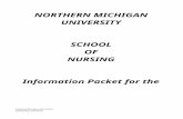 OF - Northern Michigan University€¦  · Web viewStudents enrolled in the nursing program are subject to the same privileges and regulations as all other Northern Michigan University