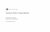 Systemic Risks in Repo Markets - .Systemic Risks in Repo Markets ... • Collateral-based operations