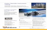 Parker Hannifin Instrument Tubing - Wainbee · Parker Hannifin Instrument Tubing Seamless Stainless Steel tubes for Hydraulic and Instrumentation Systems Looking to complete your