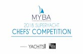 2018 SUPERYACHT CHEFS’ COMPETITION - … · if you have any questions. ... • Tablescaping entries will be automatically accepted if the yacht’s hef has entered the competition.