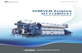 HiMSEN Engine H17/28U(E) - Ocean Ma · HiMSEN Engine H17/28U(E) ... solution for high sulphur content fuels to ... maintain the suitable temperature for preventing the cold corrosion.