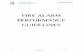FIRE ALARM PERFORMANCE GUIDELINES - Facilities … · Department of Facilities Services Fire Alarm Performance Guidelines 2013 Design Guidelines 1 | Page FIRE ALARM . PERFORMANCE