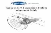 Independent Suspension System Alignment Guide Alignment Guid… · ALIGNMENT PROCEDURES The design of the MORryde Independent Suspension System allows for automotive style toe and