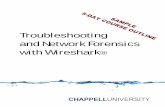 Troubleshooting and Network Forensics with Wireshark · Page ii Sample 5-Day Course Outline: Troubleshooting and Network Forensics with Wireshark® Wireshark Network Analysis: The