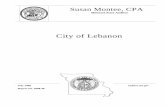 City of Lebanon - Missouri State Auditor · City of Lebanon July 2008 ... projects and bidding was not handled by the ar chitectural and construction management ... 27 10. Payroll