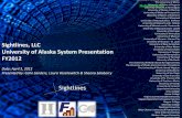 University of Alaska System Presentationalaska.edu/facilities/UA-System-FY12-Sightlines-Presentation.pdf · Sightlines, LLC . University of Alaska System Presentation . FY2012 . Date: