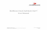 RedBeam Check In/Check Out User Manual Manual for RedBeam Check In Che… · ©2004-2010 RedBeam, Inc. Revised July 29, 2010 All rights reserved. Contents subject to software license