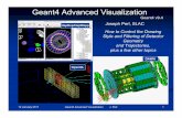 Geant4 Advanced Visualizationgeant4.slac.stanford.edu/Presentations/vis/G4VisAdvanced.pdf · 12 January 2011 Geant4 Advanced Visualization J. Perl 2 Contents Visualization Attributes