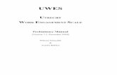 UWES - wilmarschaufeli.nl Manuals... · UWES UTRECHT WORK ENGAGEMENT SCALE Preliminary Manual [Version 1.1, December 2004] Wilmar Schaufeli & Arnold Bakker ©