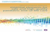 National consensus statement: essential elements for safe ... · 2 National Consensus Statement: essential elements for safe and high-quality paediatric end-of-life care introduction