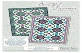THE QUILT SHOWN IS A DIGITAL REPRESENTATION. …€¦ · Ann Lauer for Benartex, LLC THE QUILT SHOWN IS A DIGITAL REPRESENTATION. ACTUAL FABRIC REPEATS WILL VARY FROM …
