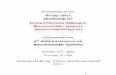 RecSys Workshop on Human Making in Recommender Systemslichen/download/DecisionsRecSys11... · Affective recommender systems: the role of emotions in recommender systems ... DETECTING