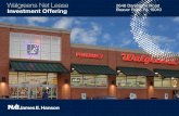 Walgreens Net Lease 2646 Darlington Road Investment ... · for sale at any time and for any reason. ... Table of Contents. ... and is corporately guaranteed by Walgreen Co.