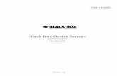 Black Box Device Servers - Black Box .Black Box Device Servers Single-Port Device Server 2-Port Device