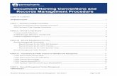 DDooccuummeenntt NNaammiinngg … Forms/Training/E.U.Ps... · Document Naming Conventions and Records Management ... DDooccuummeenntt NNaammiinngg ... supplier names and other descriptors