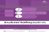 Job Control Language - alphapeeler.sourceforge.netalphapeeler.sourceforge.net/ibp-cgb-2016/jcl_tutorial.pdf · Job Control Language i About the Tutorial Job Control Language (JCL)