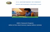 Desk Reference on DOE-Flex (July 2011) Reference on DOE-Telework_0.pdf · Emergency Situations 18 ... format of this desk reference follows the structure of the OPM guide, ... Desk