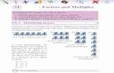 11 Factors and Multiples - edupub.gov.lk G-6 P-I E/Chap 11.pdf · 11 Factors and Multiples ... examine whether a whole number is divisible by 2, ... Since 6 = 2 × 3, the numbers