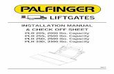 INSTALLATION MANUAL & CHECK OFF SHEET - Palfinger .13.6 Toggle Switch ... and installation drawing