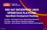 RED HAT ENTERPRISE LINUX OPENSTACK PLATFORM: OpenStack ... · RED HAT ENTERPRISE LINUX OPENSTACK PLATFORM: OpenStack Development Roadmap Tim Burke – Vice President of Linux, Cloud