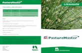 PastureMaster Grassmanship - Nufarm · If the regrowth is ... Different species of weed are controlled at different optimum ... should be followed by a sequential application in the