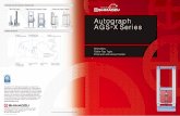 Autograph AGS-X Series - Shim-pol · Autograph AGS-X Series Shimadzu Table-Top TypeUniversal Testing Instruments Contents Open multi-table design ... *Manual operation is also possible.