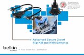 Advanced Secure 2-port Flip KM and KVM Switchescache- Secure Flip KM KVM... · Advanced Secure 2-port Flip KM and KVM Switches N I A P P P F ... Belkin Advanced Secure 2-Port Flip