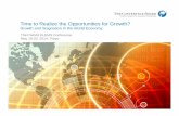 Growth and Stagnation in the World Economyscholar.harvard.edu/files/jorgenson/files/vanark_growth_worldklems... · Growth and Stagnation in the World Economy. ... Gradually slowing