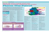 double crochet stitches to make Pierre The Parrot · double crochet stitches to make Pierre The Parrot ... The double crochet decrease appears in patterns as dc2tog, ... in the Japanese