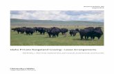Idaho Private Rangeland Grazing—Lease Arrangements · Idaho College of Agricultural and Life Sciences, Moscow, Idaho 83844-2337. ... representative of the pattern of private grazing