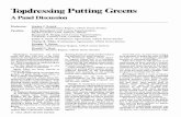 Topdressing Putting Greens - USGA Green Section …gsr.lib.msu.edu/1980s/1980/800322.pdf · Topdressing Putting Greens A Panel Discussion ... last year there was only one day when