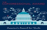 THE CONGRESSIONAL AWARDcongressionalaward.org/wp-content/uploads/2014/08/bluebook.pdf · The Congressional Award America’s Award For Youth THE AWARD The Congressional Award is about