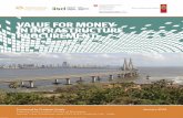 Value for Money in infrastructure ProcureMent - IISD · The Institute receives project ... is traditionally interpreted to mean the lowest price ... Value For Money in inFraStructure