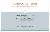 AGRICORP- 2013 Financing Agriculture- Session V€¦ · AGRICORP- 2013 Financing Agriculture- Session V ... 1145 2309 1 0686- ISR POVERTY DIMENSIONS ... Need for a Fast-track Project