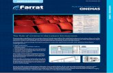 Acoustic isolation of: CINEMAS - Farrat · CONSTRUCTION - CINEMAS 01 Modern cinema design tends to demand a full box-in-box design for each auditorium to provide the highest level