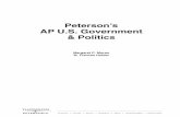 Peterson’s AP U.S. Government & Politics · Interest Groups, Political Parties, and Elections 163 Chapter 6 The Public Policy Agenda ... The AP program is a collaborative effort