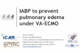 IABP to prevent pulmonary edema under VA-ECMO · IABP to prevent pulmonary edema under VA-ECMO ... ↘ LV work et ↘ LV volume ... Days of IABP 4.7 ± 4.4 1–17