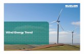 Wind Energy Trendwind.missionenergy.org/presentations/Suzlon-5.pdf · Small Hydro 4,274 MW Other 115 MW. ... • MNRE announces Draft Guidelines for Development of Onshore Wind Power