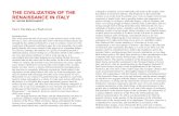 THE CIVILIZATION OF THE RENAISSANCE IN ITALYvirgil.org/dswo/courses/med-ren-survey/burckhardt.pdf · Jacob Burckhardt, The Civilization of the Renaissance in Italy 3 thirteenth century