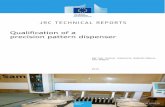 Qualification of a precision pattern dispenser - Europapublications.jrc.ec.europa.eu/repository/bitstream/JRC104321... · Qualification of a precision pattern dispenser ... Sobiech-Matura